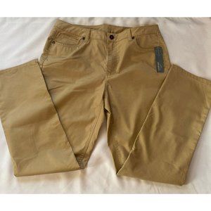 passport womens pants Khaki Brown NWT Size 14